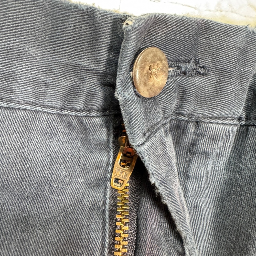 Polo Ralph Lauren Ethan Pant Mens 34x30 Navy Blue Pleated Chino Cotton Tag 34x32 - Picture 9 of 16